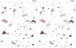 weiße Terrazzo-Bodenfliesen Muster Textur Hintergrunddesign