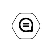 Kommentar Symbol, Plaudern Botschaft Logo, Rede Blase Symbol vektor