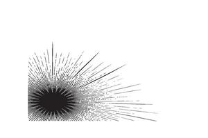 svartvit svart skarp grafik konst textur på vit bakgrund för bakgrund textur vektor