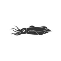 Tintenfisch Logo Vorlage Symbol Bild vektor