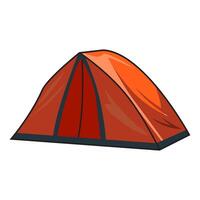 Camping Zelt Illustration Logo Bild t Hemd vektor