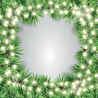 abstrakter Feiertag Neujahr und Frohe Weihnachten Hintergrund mit bunten glänzenden Lampen und Laternen. Vektor-Illustration. eps10 vektor
