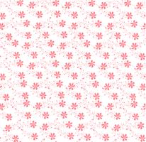 rosa blommigt prydnadsmönster sömlöst vektor