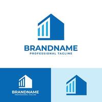 finanziell Zuhause Logo, geeignet zum irgendein Geschäft finanziell und Zuhause vektor