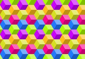 bunt abstrakt Polygon Hintergrund, nahtlos geometrisch Digital Mosaik Muster, Illustration vektor