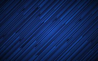 mörk abstrakt bakgrund med blå och svart lutande rader, randig mönster, parallell rader och remsor, diagonal fiber, illustration vektor