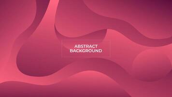 abstrakt bakgrund lutning rosa röd med former slät flytande design mall Bra för modern hemsida, tapet, omslag design, hälsning kort vektor