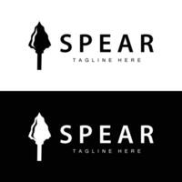 Speer Logo alt Jahrgang rustikal einfach Design Geschäft Marke Speer Pfeil vektor