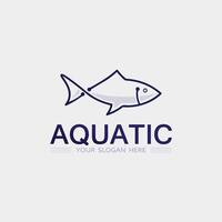 Fisch abstrakt Symbol Design Logo Vorlage, kreativ Symbol von Angeln Verein oder online Geschäft. vektor