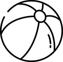 Ball Gliederung Illustration vektor