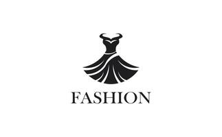 mode logotyp design mall lämplig för Kläder märken, butiker, mode bloggar, kläder webbplatser, designer portföljer, detaljhandeln butiker, och moderelaterad företag vektor