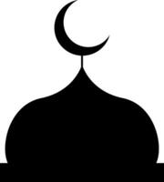 islamisch Moschee Symbol Silhouette Illustration vektor