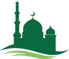 islamisch Moschee Symbol Silhouette Illustration vektor