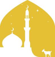 eid al Adha ikon illustration vektor