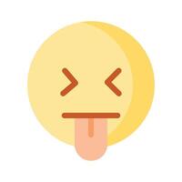 erhalten diese Prämie Symbol von verrückt Emoji Design vektor