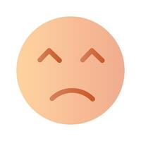erhalten diese tolle Symbol von frustriert Emoji, Prämie vektor