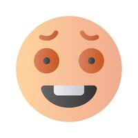 kreativ entworfen von glücklich Gesicht Emoji im modern Stil vektor