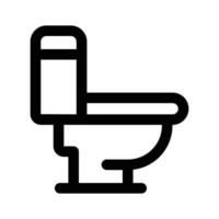 Toilette Design von spülen Symbol vektor