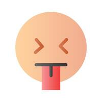 skaffa sig detta premie ikon av galen emoji design vektor
