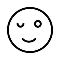 prüfen aus diese schön zwinkert Emoji Design vektor