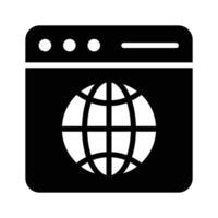 visuell perfekt Symbol von global Webseite im modern Stil vektor