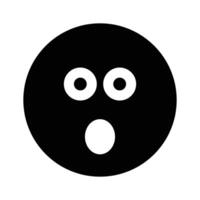 åh min Gud uttryck emoji design, redigerbar vektor