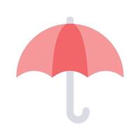 försiktigt tillverkad av paraply, ikon i trendig stil vektor