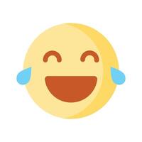 ett redigerbar ikon av skrattande emoji, lätt till använda sig av och ladda ner vektor