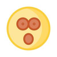Oh meine Gott Ausdruck Emoji Design, editierbar vektor