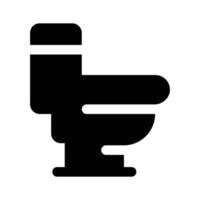 Toilette Design von spülen Symbol vektor