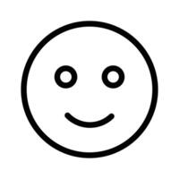 kreativ von glücklich Gesicht Emoji im modern Stil vektor