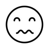 verwirrt Emoji Design, bereit zu verwenden vektor