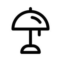 Gut entworfen Symbol von Tabelle Lampe, anpassbar vektor