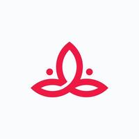 Schönheit Lotus Blumen Logo Vorlage Symbol vektor