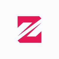 brev z logotyp design mall element vektor