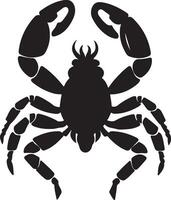 scorpion silhuett illustration vit bakgrund vektor