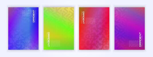 Gradient Startseite mit Bauhaus Motiv, abstrakt Motiv, geometrisch Illustration. Neu Texturen zum Ihre Designs vektor