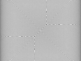 optisch Illusion erstellt von künstlerisch Linien Motive Muster, können verwenden zum Dekoration, Hintergrund, aufwendig, Stoff, Mode, Textil, Teppich Muster, Fliese oder Grafik Design Element vektor