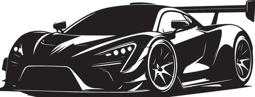 olika bil silhuett illustration, sport modern bil, svart Färg silhuett vektor