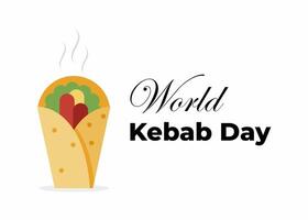 Welt Kebab Tag vektor