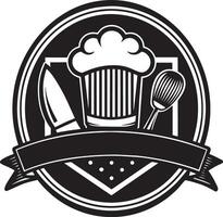 Essen und trinken Logo Illustration isoliert auf Weiß Hintergrund vektor