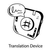 trendig översättning enhet vektor