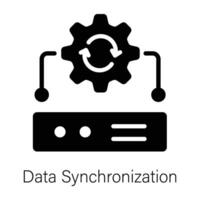 modisch Daten Synchronisation vektor