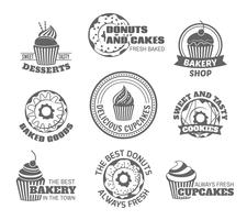 Donut-Cupcake-Etikett
