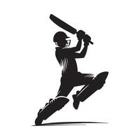 cricket silhuett platt illustration. vektor