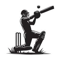 cricket silhuett platt illustration. vektor