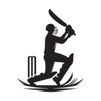 cricket silhuett platt illustration. vektor