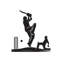 cricket silhuett platt illustration. vektor