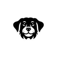 hund huvud hund illustration logotyp vektor