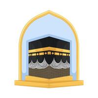 illustration av kaaba vektor